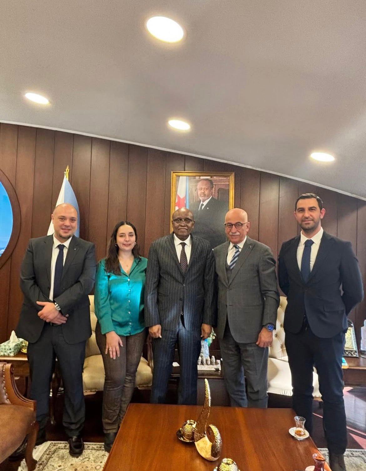 TED University Vice Rector Visits the Ambassador of Djibouti to Türkiye