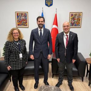 The International Programs Office of TED University conducted an official visit to the Embassy of Ukraine on 29 December!