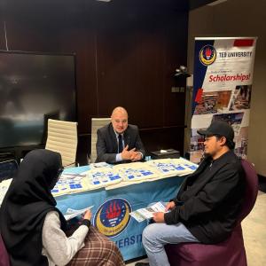 The International Programs Office represented TED University at the Education Türkiye Road Show in Doha, meeting with prospective students interested in studying in Türkiye!